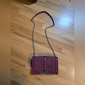 rebecca minkoff burgundy/maroon  crossbody